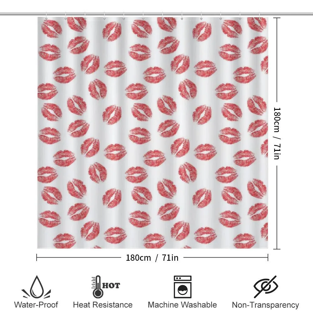 Red Lipsticks Kiss Marks — Detail 2