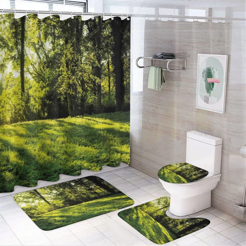 Rising Sun Beams Forest — Your design