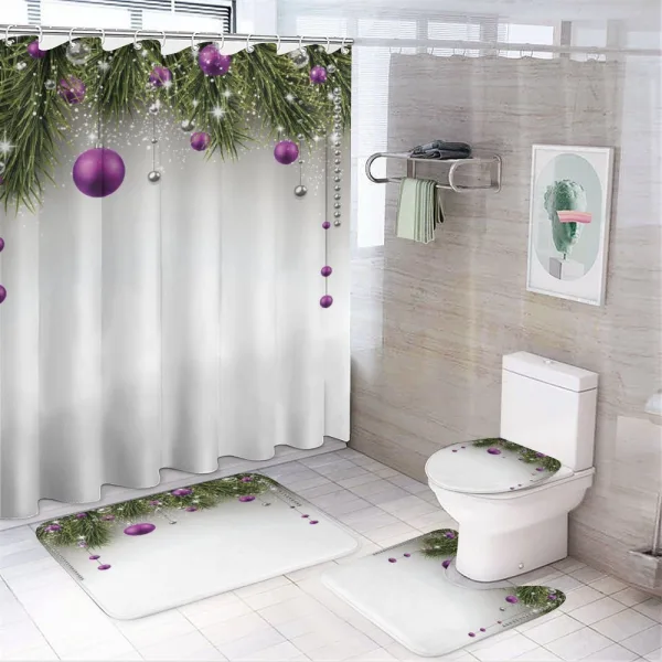 Tree on a shower curtain