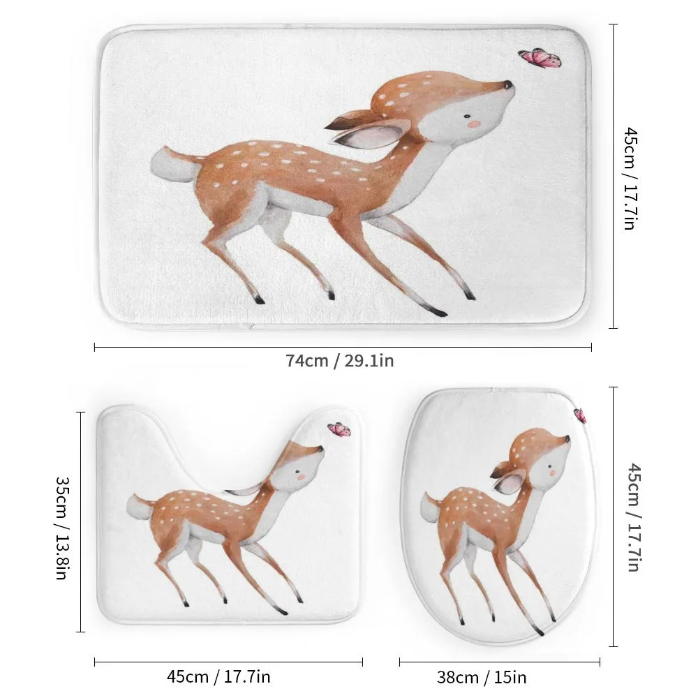 Young Deer and Butterfly — Detail 1
