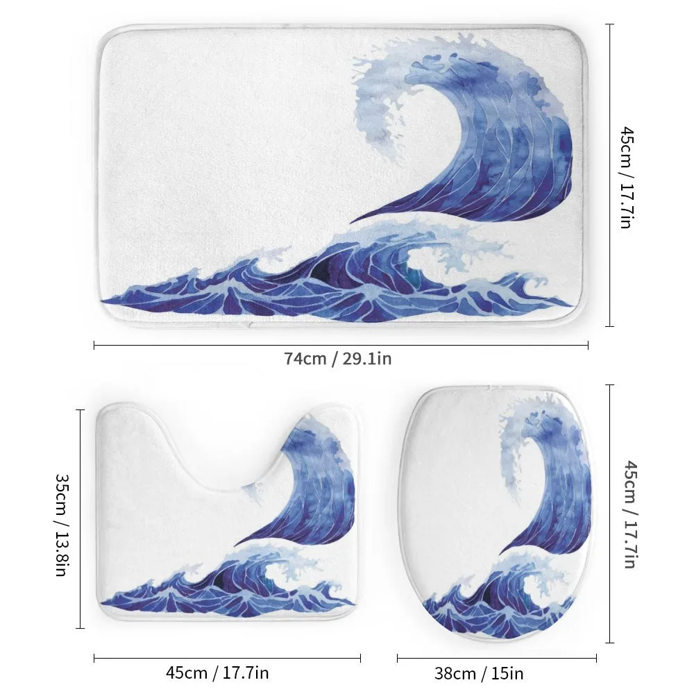 Aquatic Storm Blue Waves — Detail 1