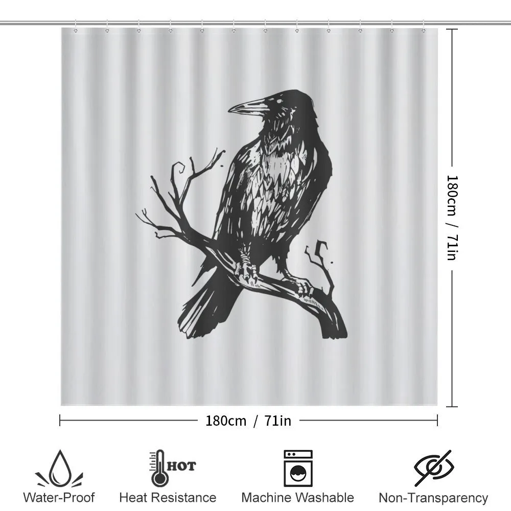 Bird on Bare Branch Art — Detail 2