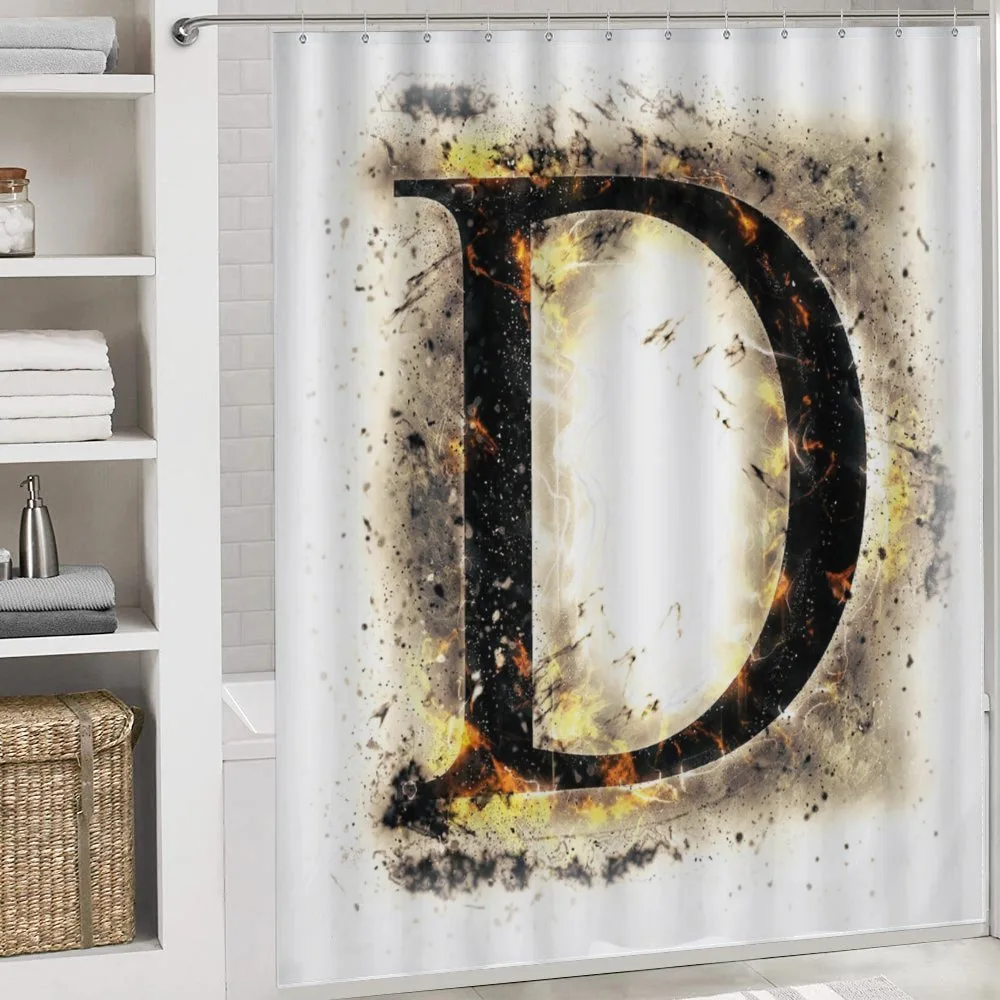 Blazing Uppercase D — Detail 4