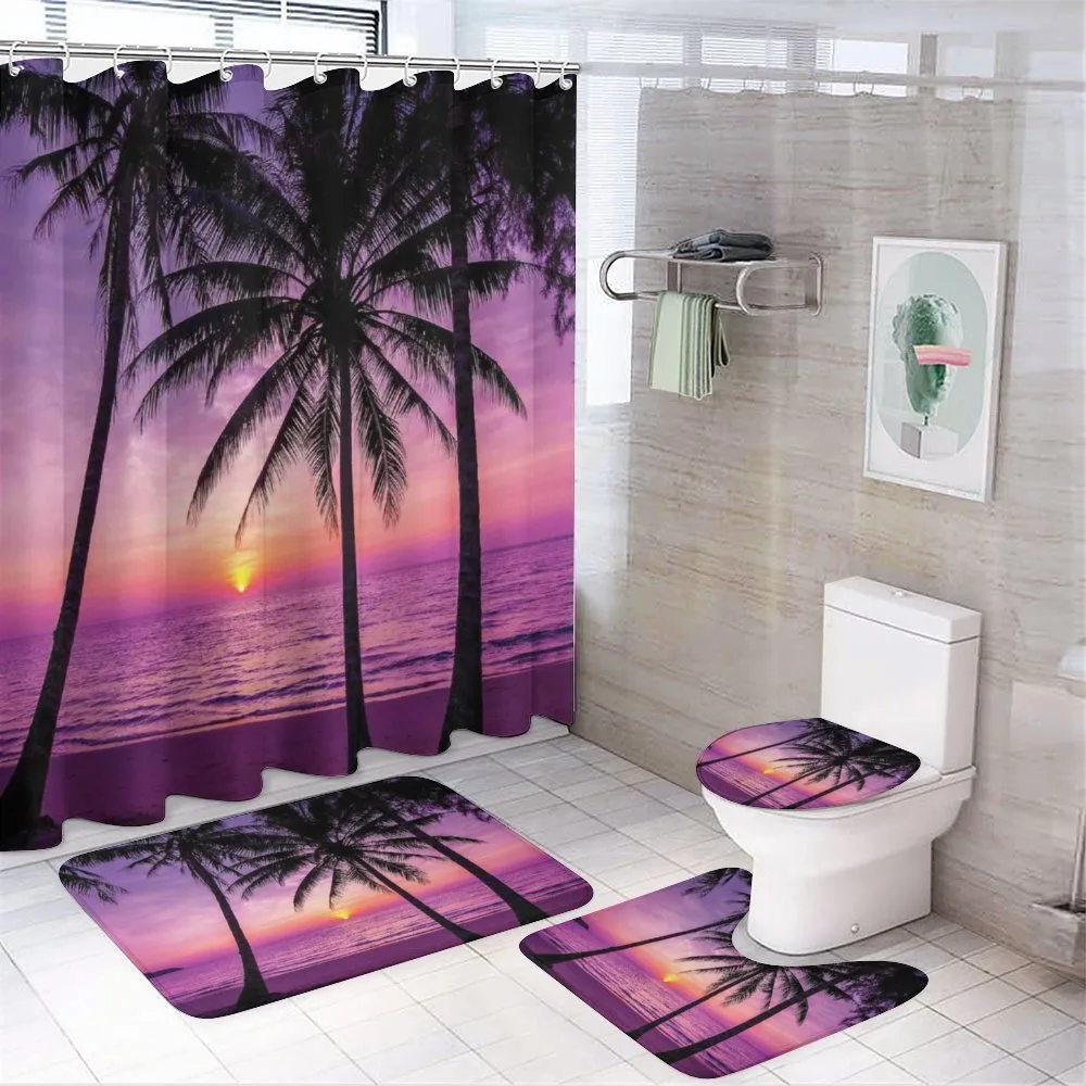 Palms Silhouette Purple — Your design