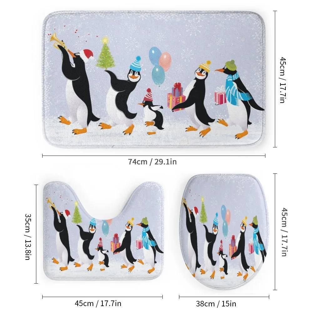 Penguins in Caps — Detail 1