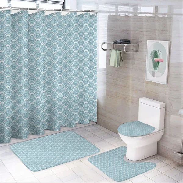 Soft Middle Eastern on a shower curtain