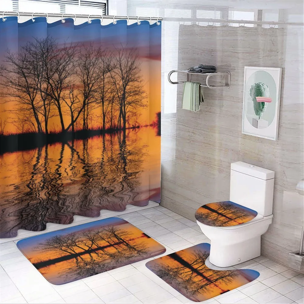 Sunset by Lake View — Your design