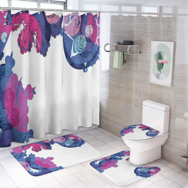 Traditional Dragon on a shower curtain