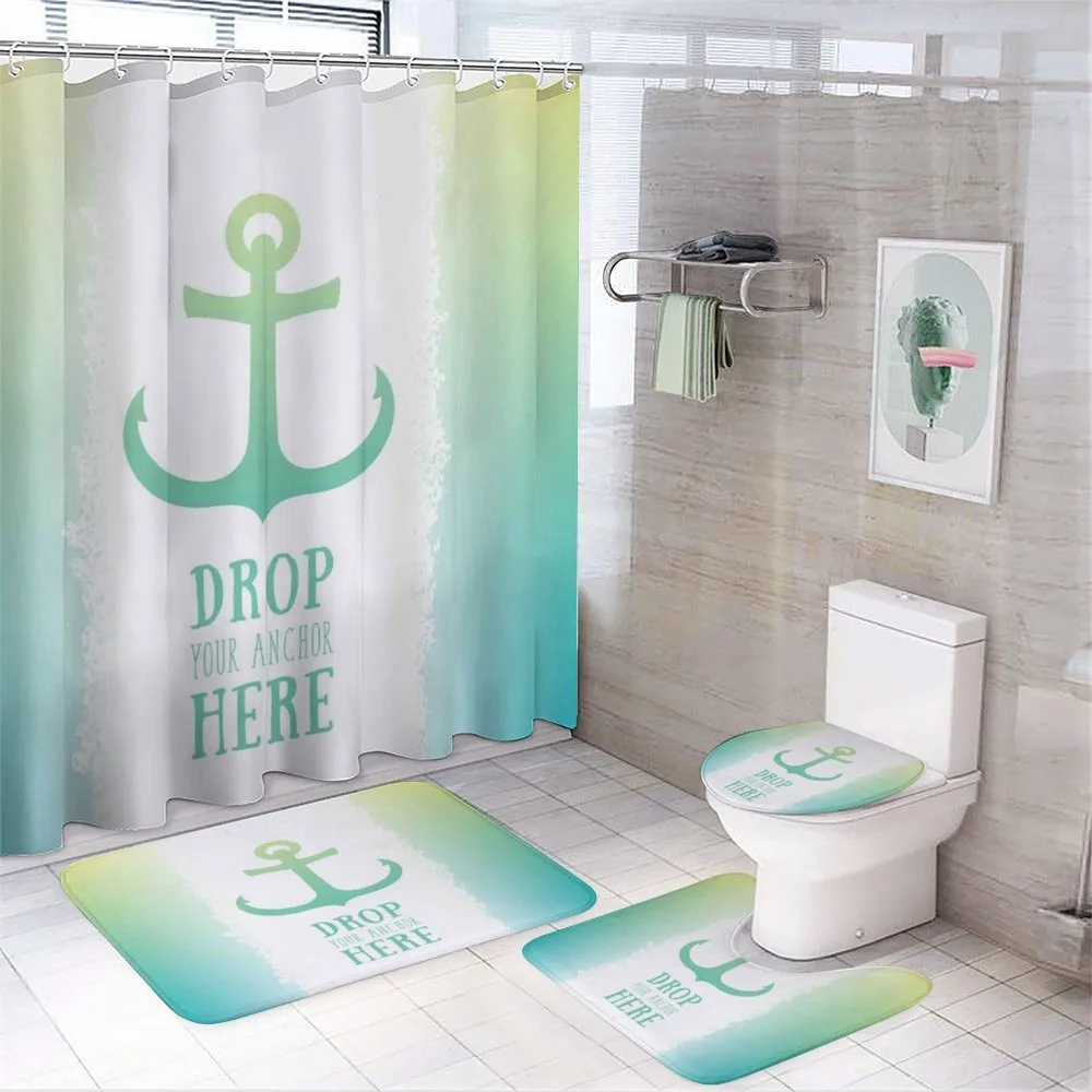 Words Green Ombre Anchor — Your design