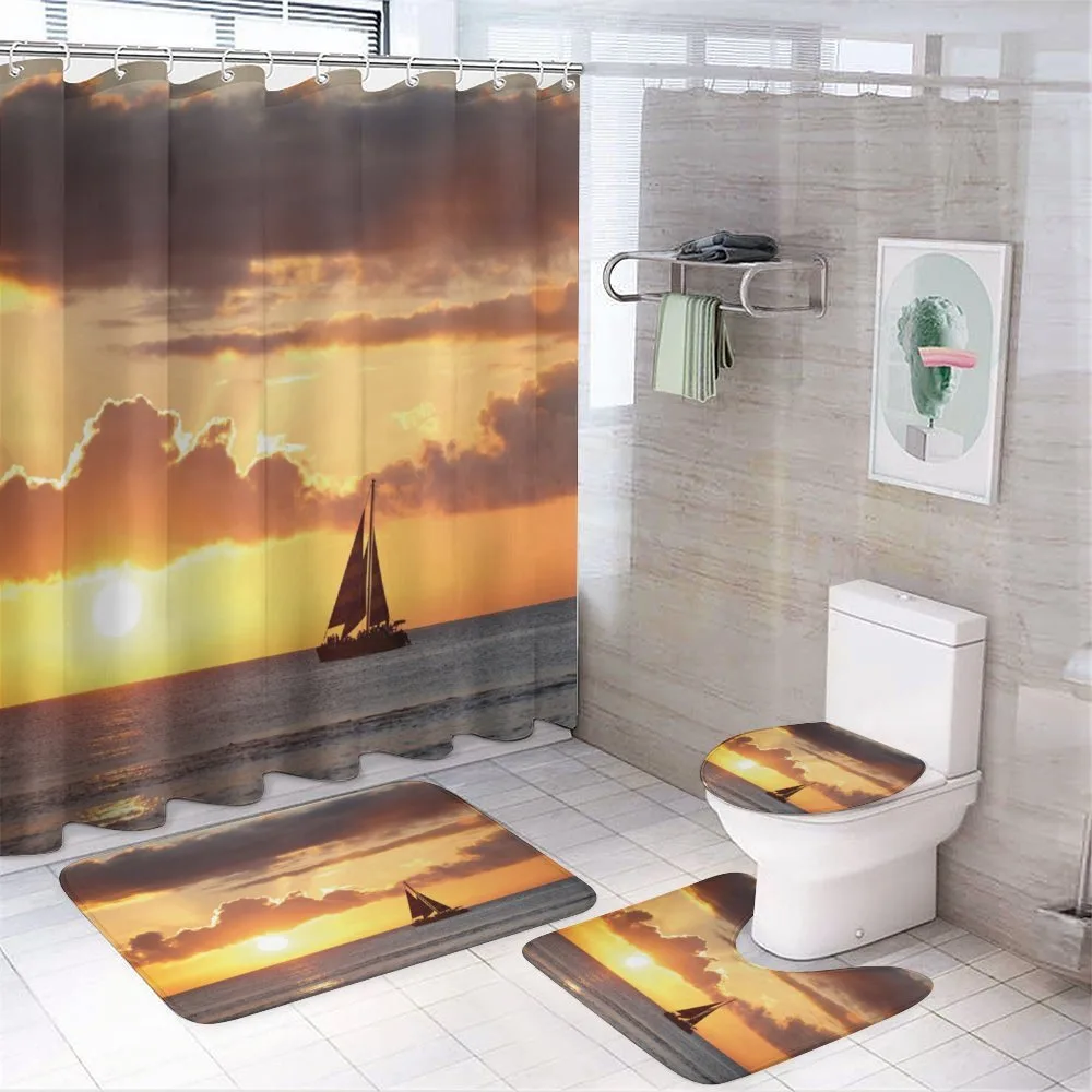 Boat in Sewith Sunset — Your design