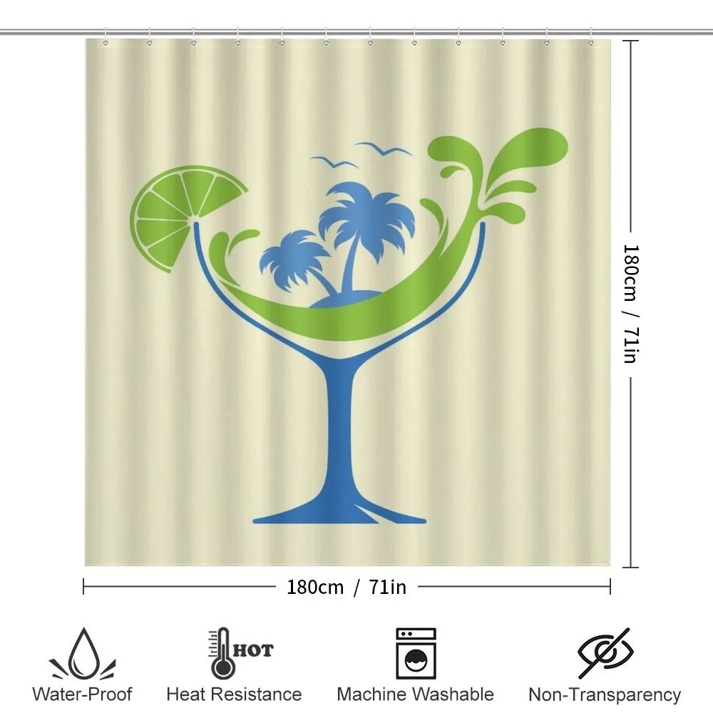Cocktail Beach Bar with Glass — Detail 2