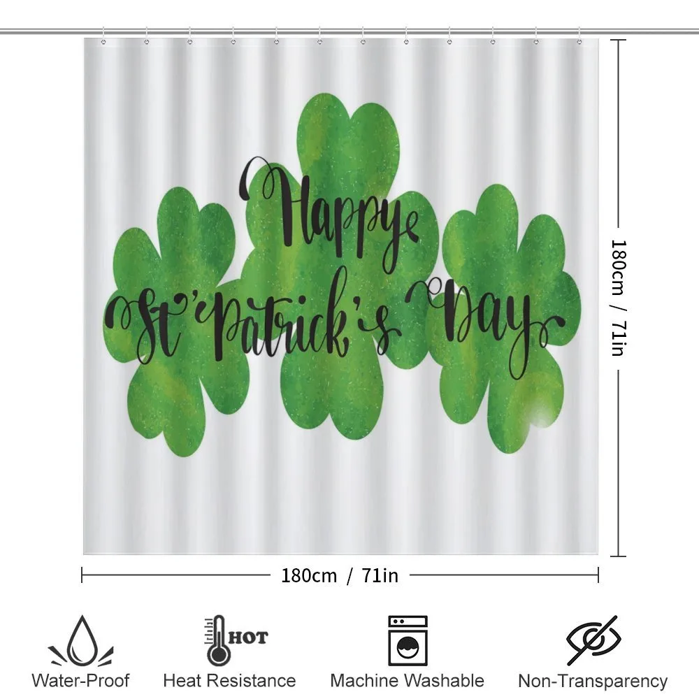 Cursive St Patrick's Day — Detail 2