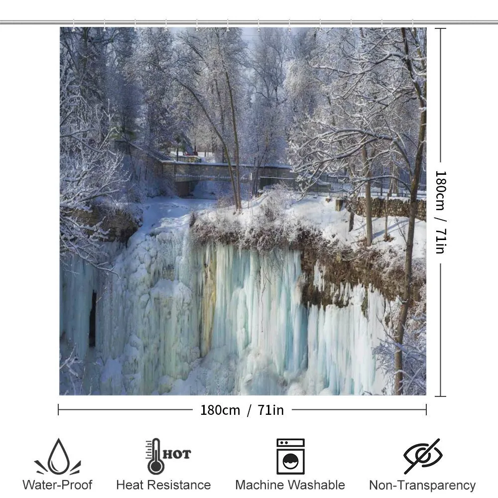 Frozen Minnehaha Fall — Detail 2