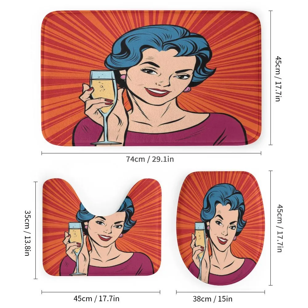 Girl Toasting Champagne — Detail 1