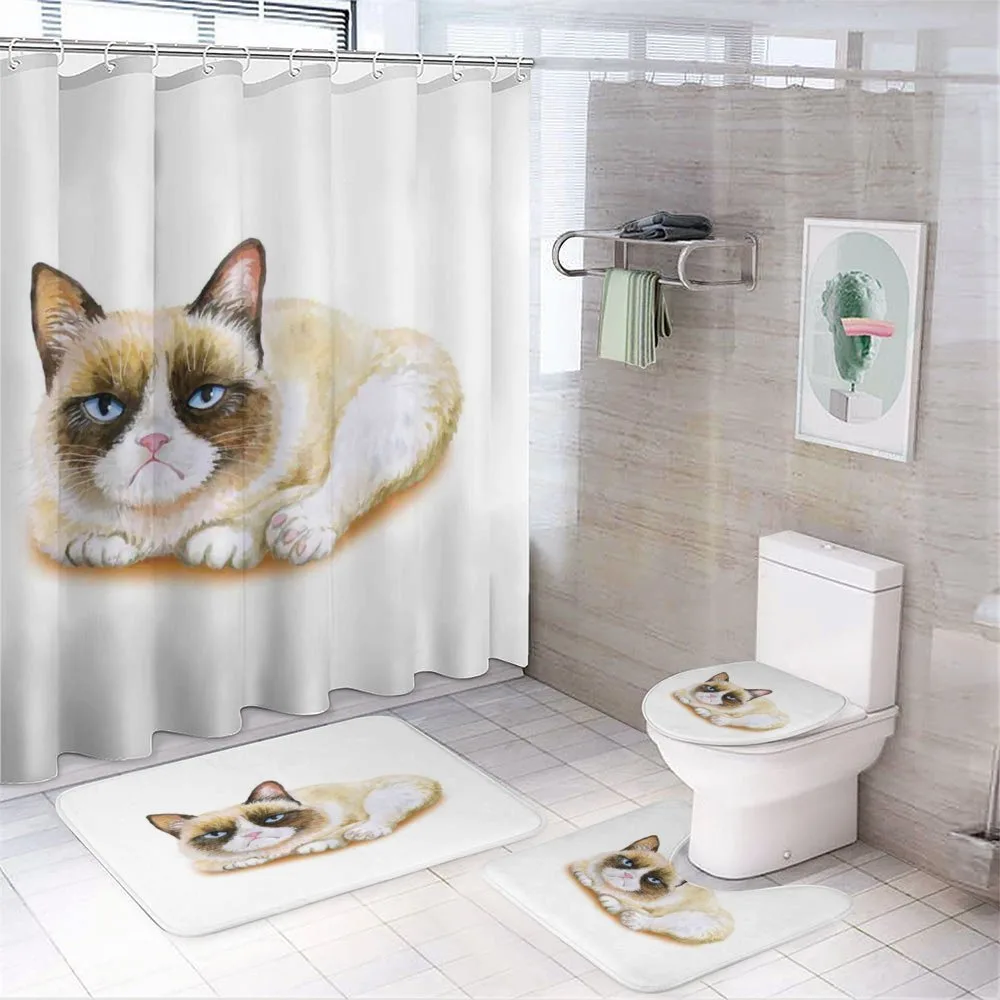 Grumpy Angry Cat Love — Your design