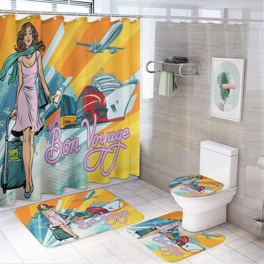 Retro Passenger Woman Art — Your design