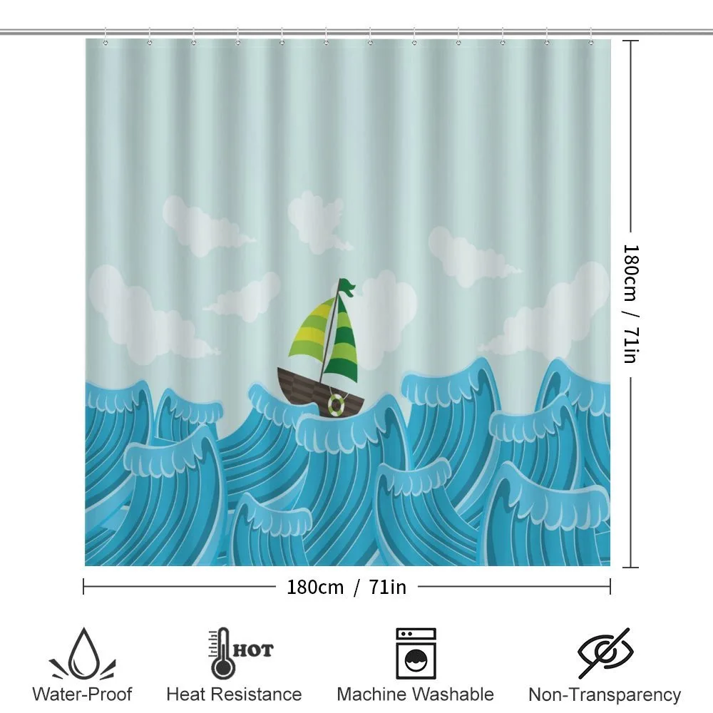 Sailing Boat on the Sea — Detail 2
