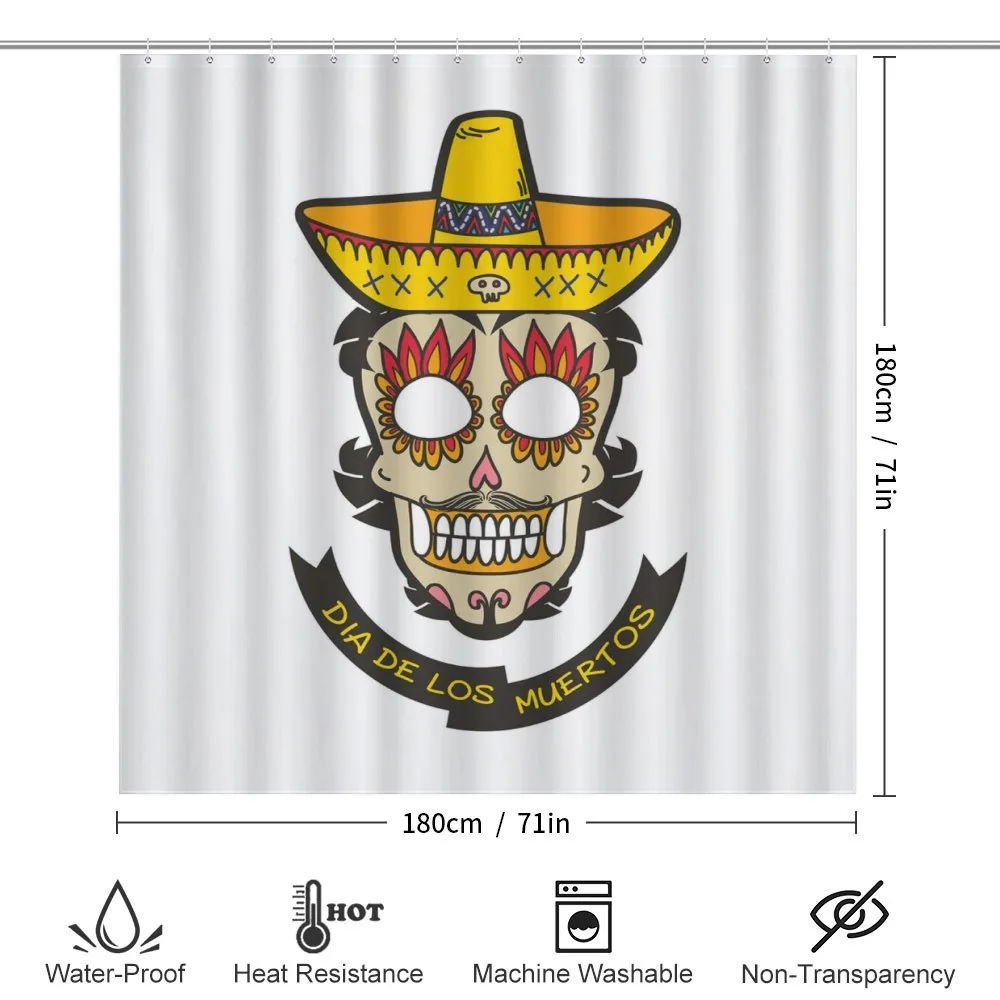 Skull with Sombrero — Detail 2