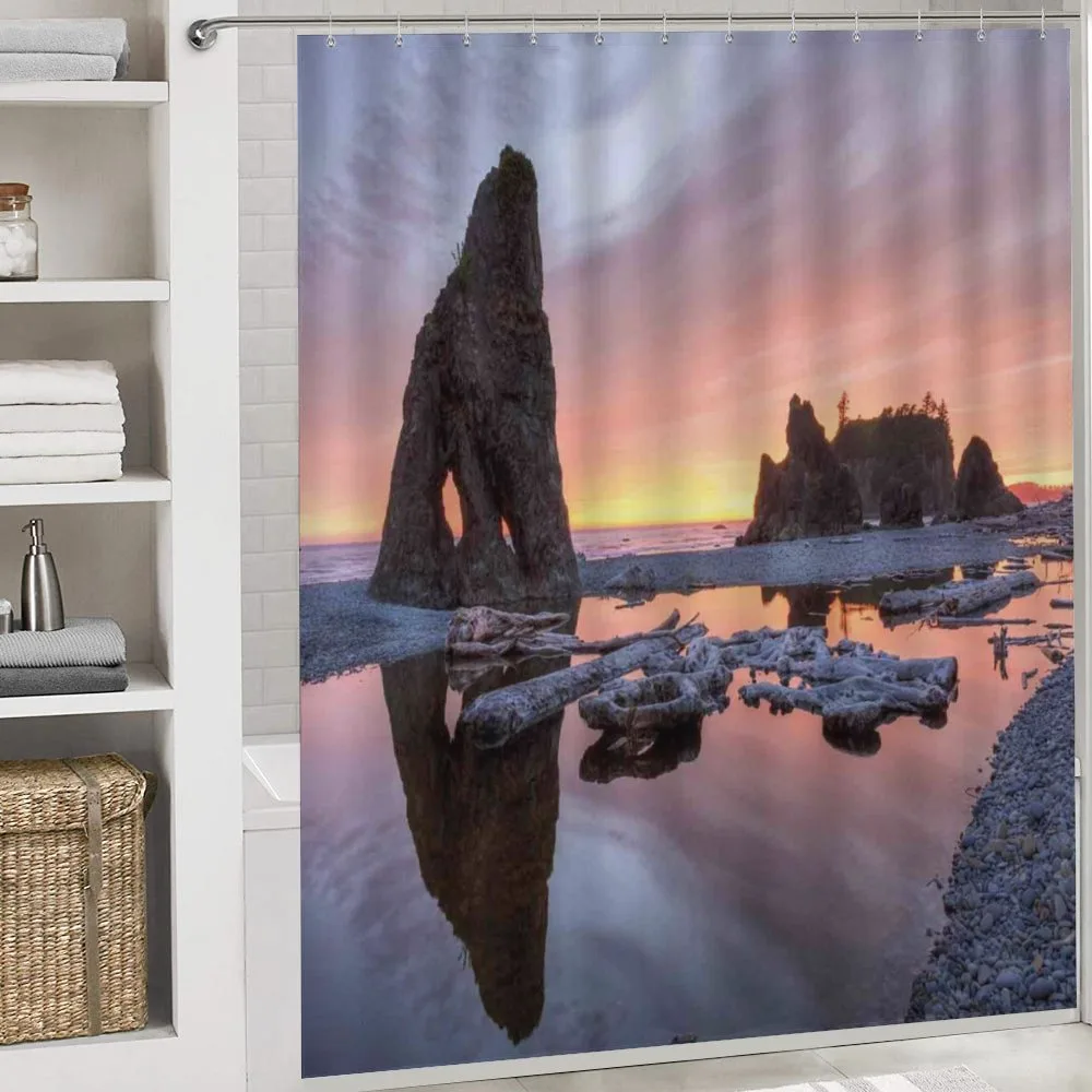 Sunset Sea Stacks Beach — Detail 4