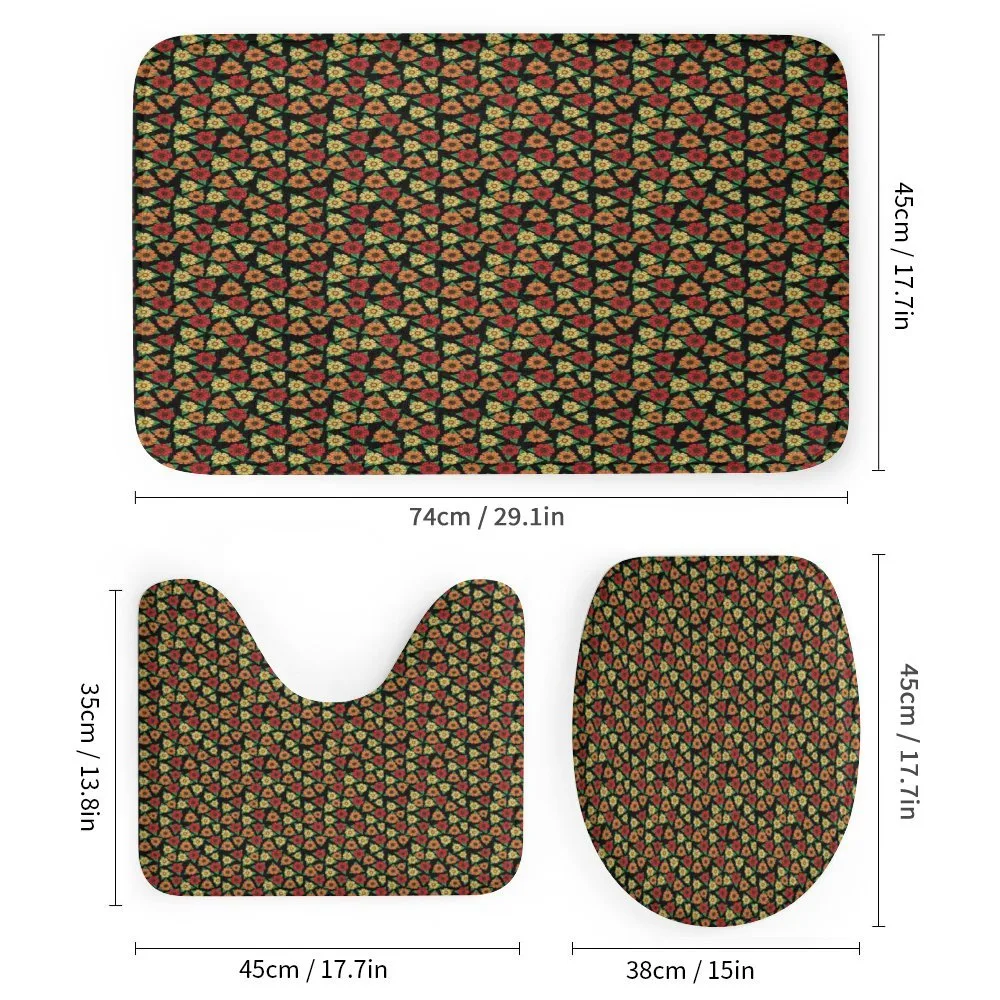 Triangle Style Leaves Pattern — Detail 1
