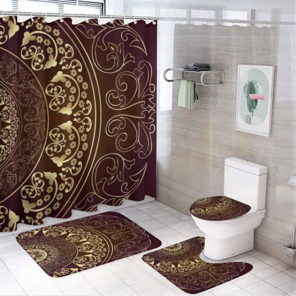Vintage on a shower curtain