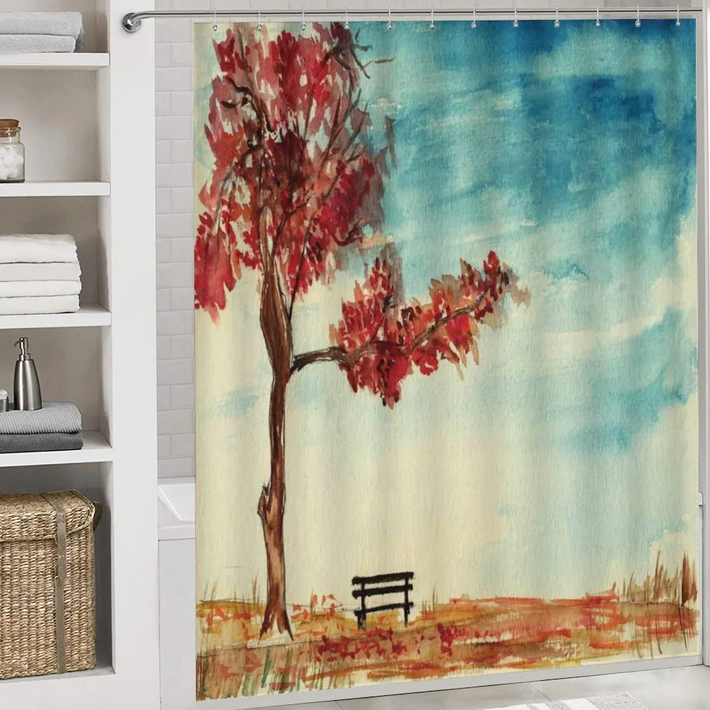 Watercolor Artwork Bench — Detail 4