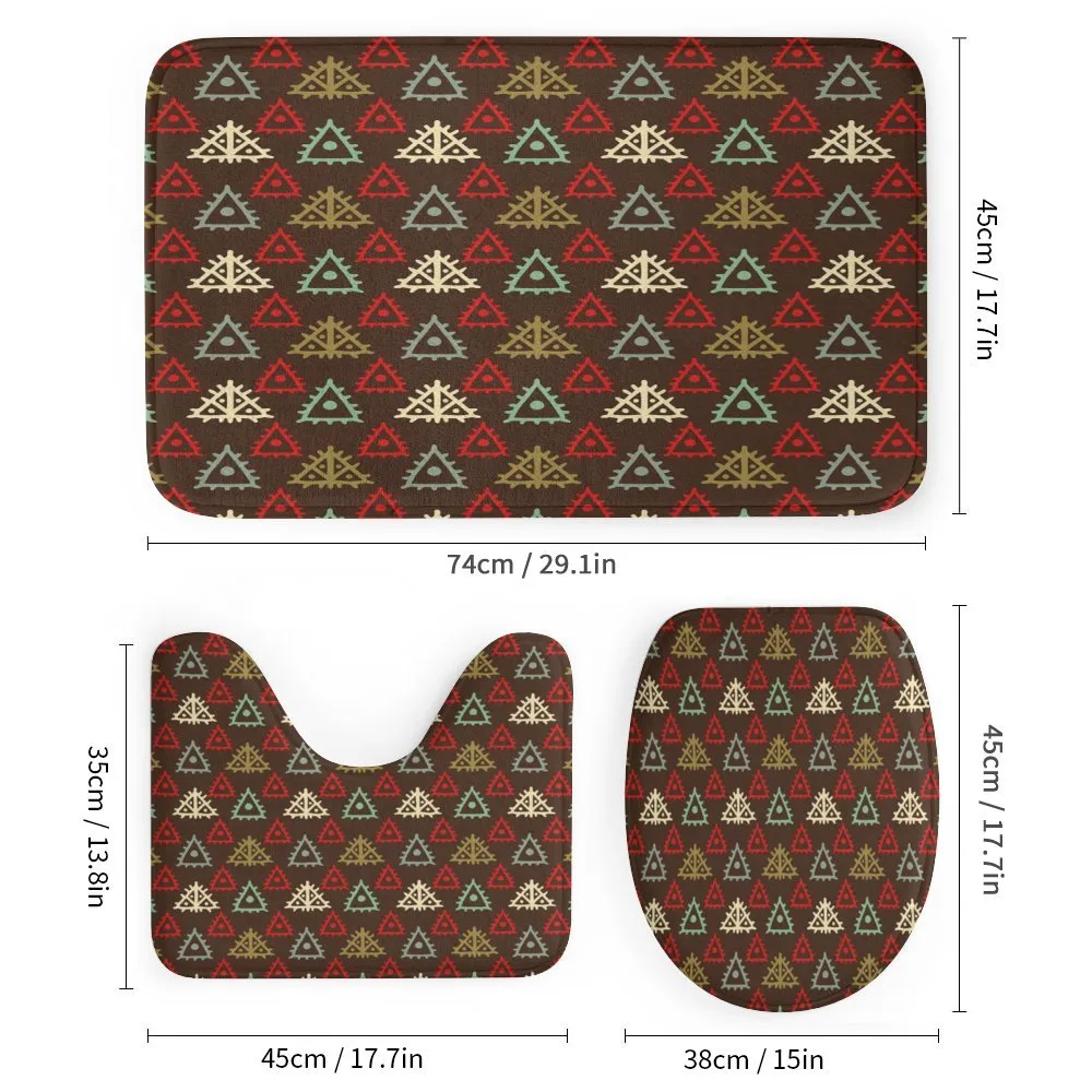Aztec Folk Triangle Art — Detail 1