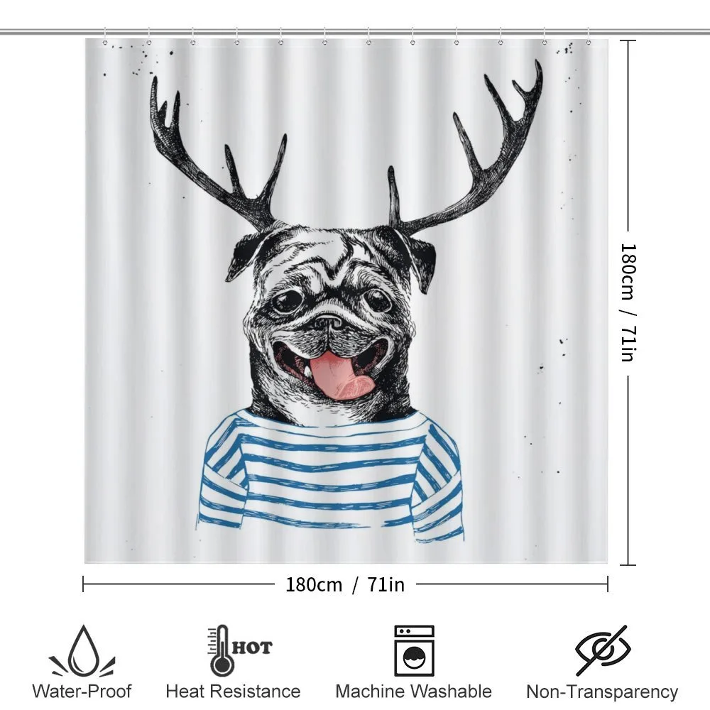 Dog with Antlers Surreal — Detail 2