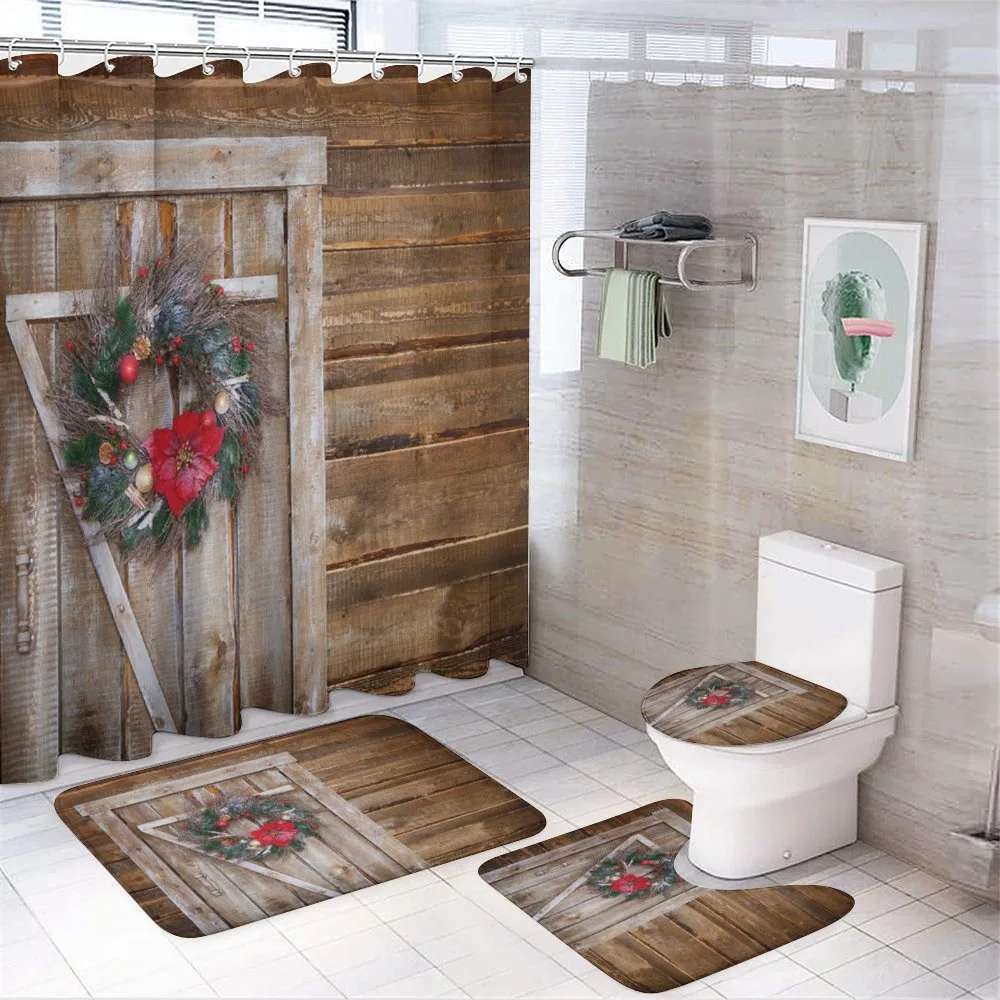 Garland on Rustic Door — Your design