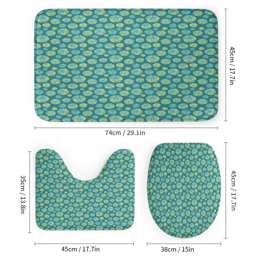 Geometric Mosaic Circles — Detail 1