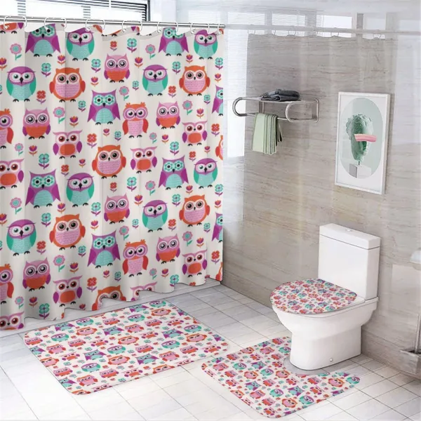 Happy Childhood Modern on a shower curtain