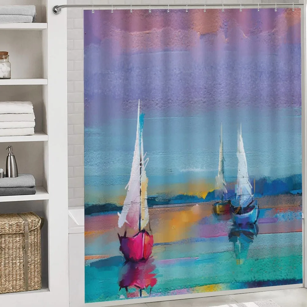 Modern Art Boat Sail — Detail 4