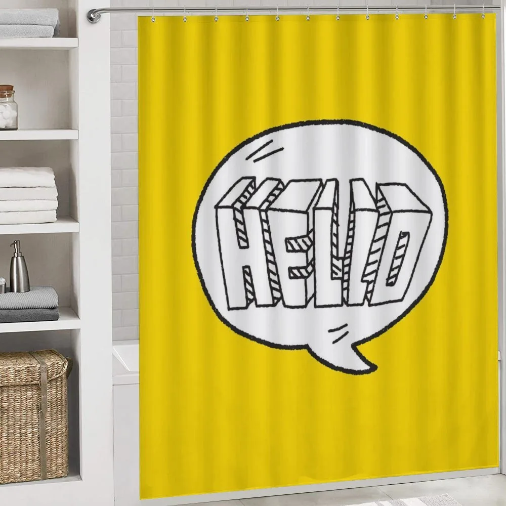Speech Bubble on Yellow — Detail 4