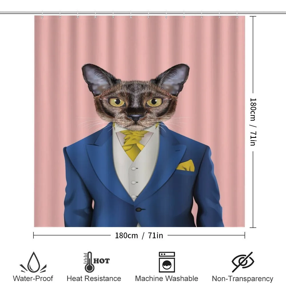 Whimsical Portrait of a Cat — Detail 2