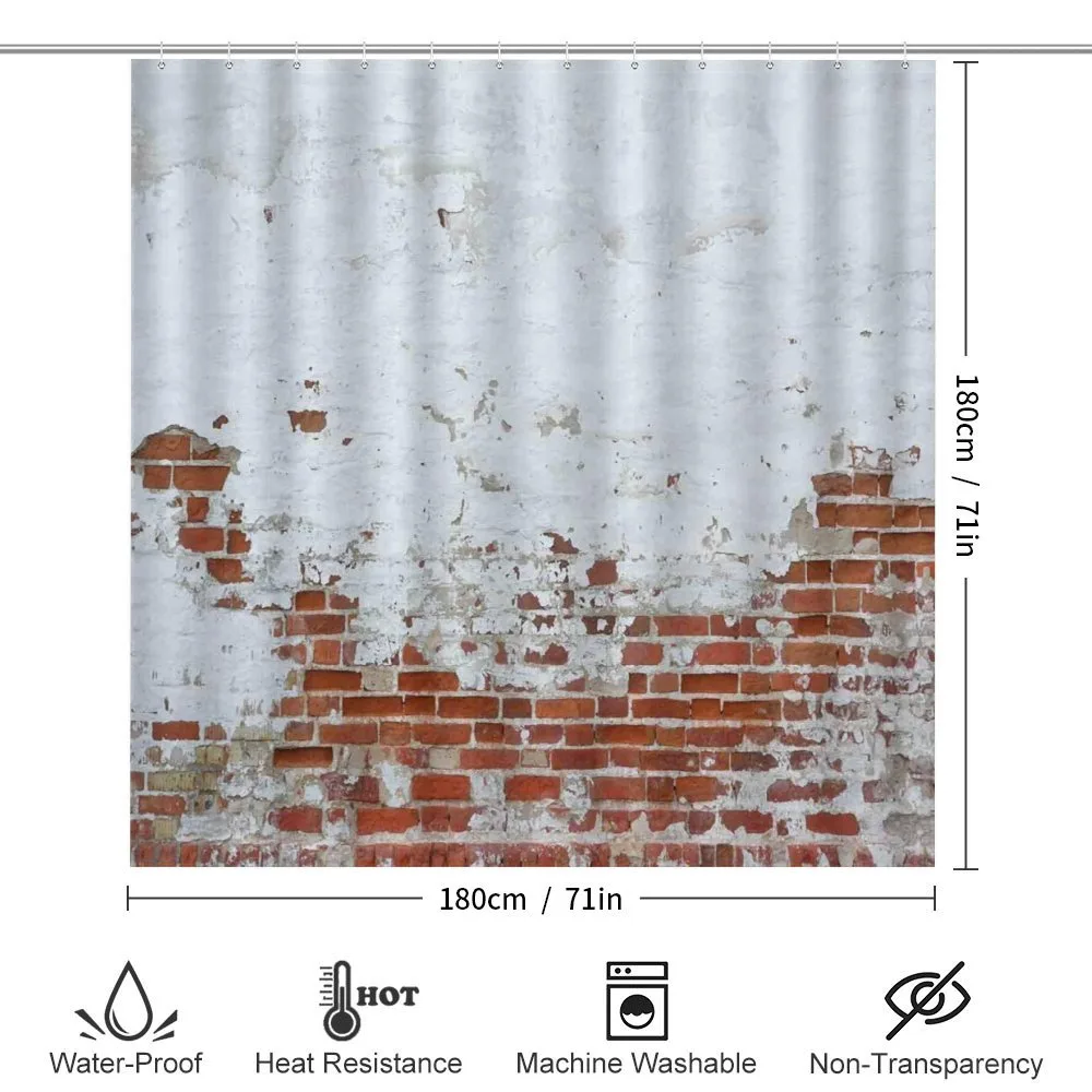 Aged Vintage Brick Wall — Detail 2