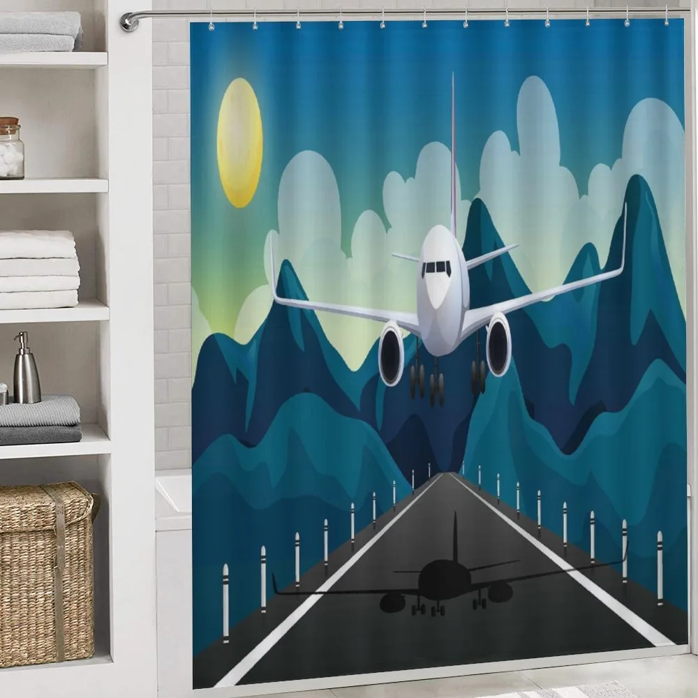 Airplane Taking Off Graphic — Detail 4