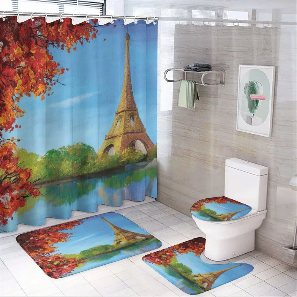 Autumn Eiffel Tower Painting — Your design