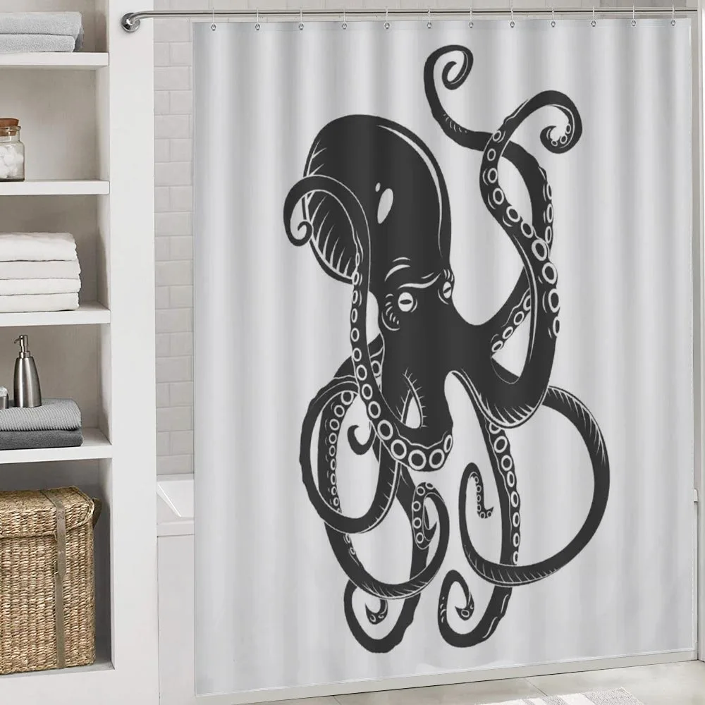 Cartoon Octopus in Sea — Detail 4