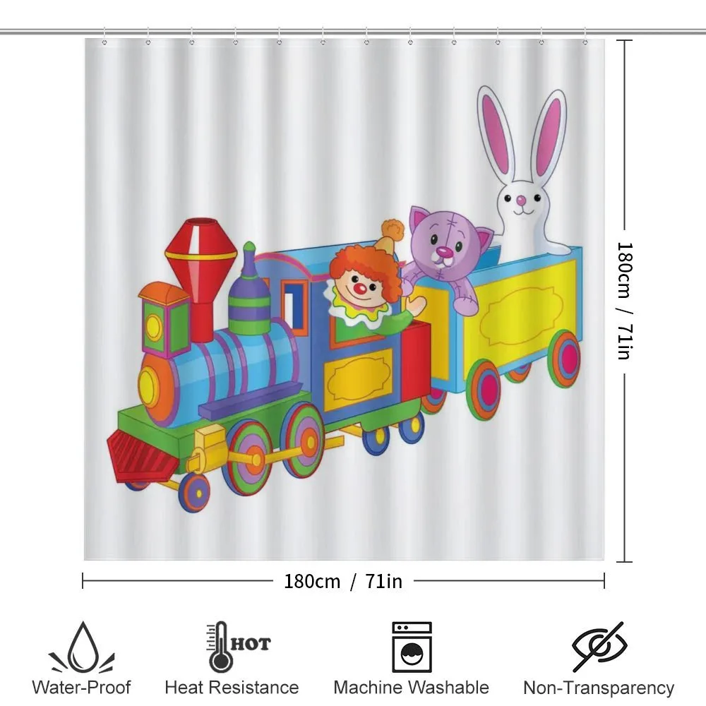 Clown Cat Bunny Train — Detail 2