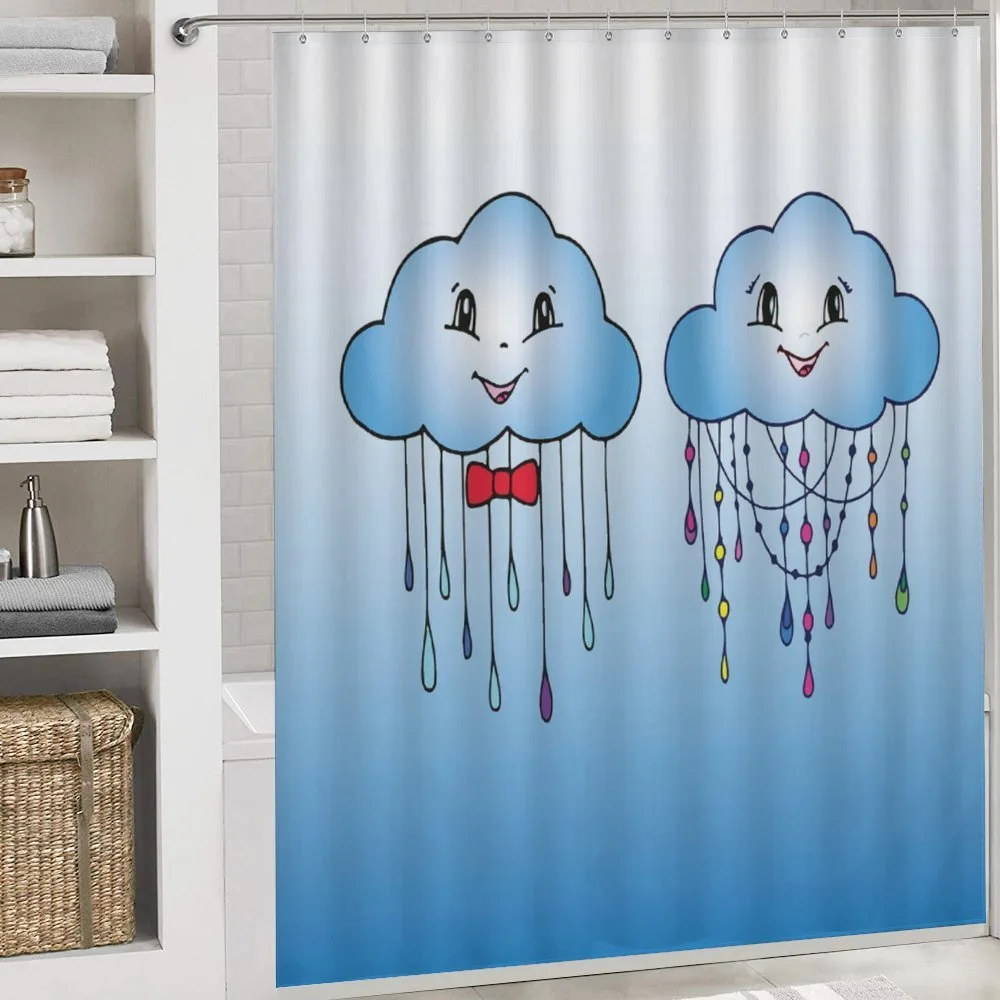 Doodle Clouds with Rain — Detail 4