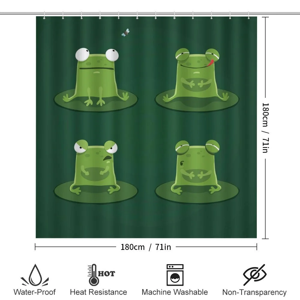 Frogs in Pond Lily Pad — Detail 2