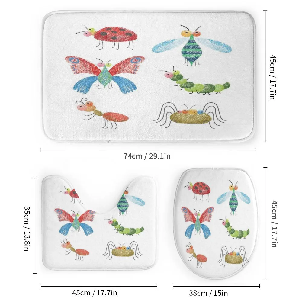 Hand Drawn Bug Pattern — Detail 1