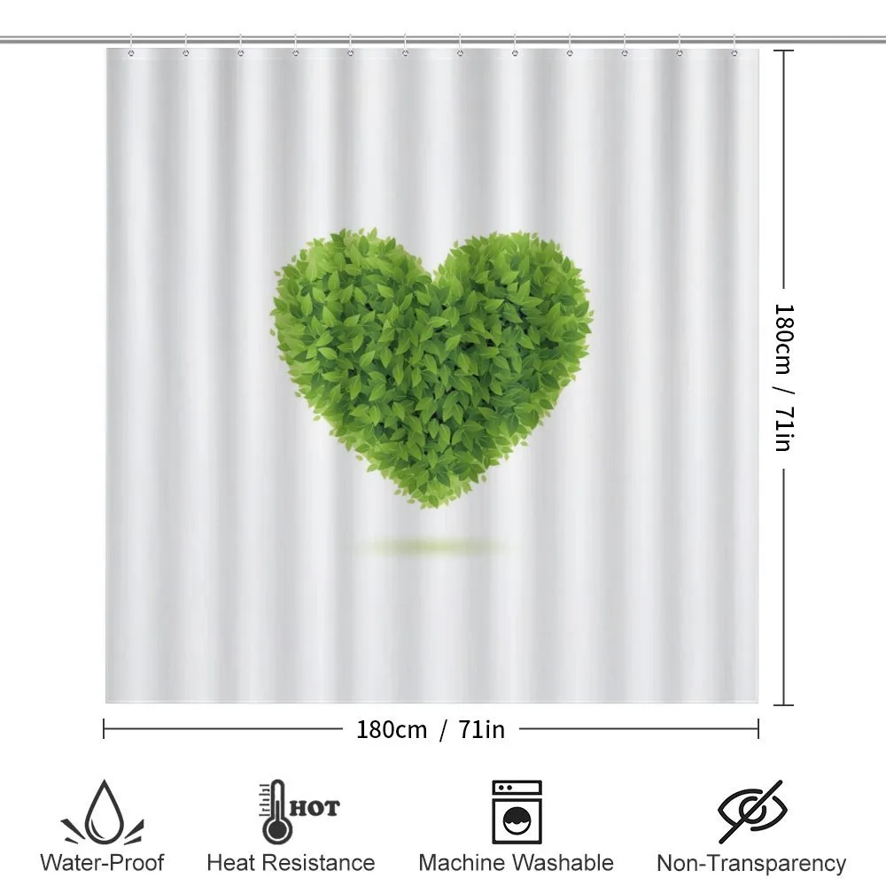 Heart with Fresh Leaves — Detail 2