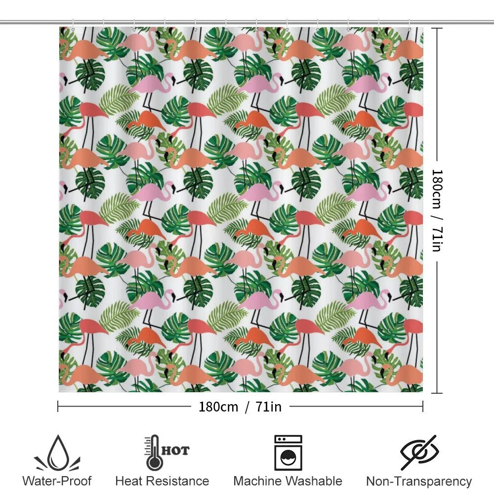 Hipster Flamingo Monstera — Detail 2
