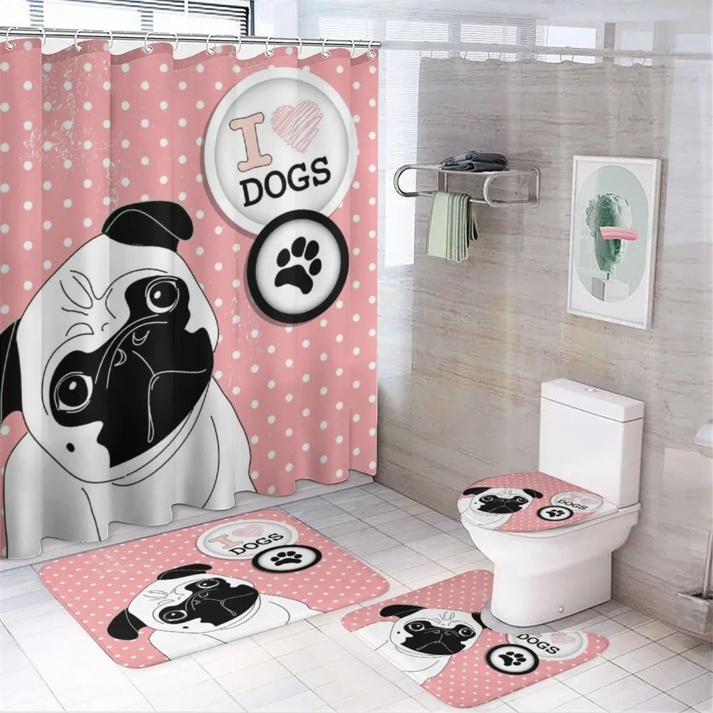 I Love Dogs Paw Print Logo — Your design
