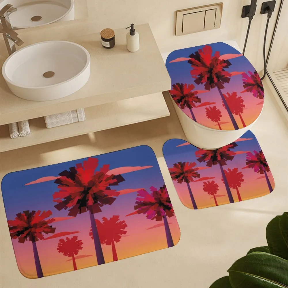 Modern Sunset Tropic Trees — Detail 5