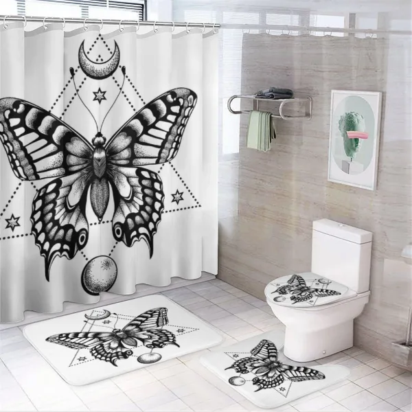 Mystical Butterfly on a shower curtain