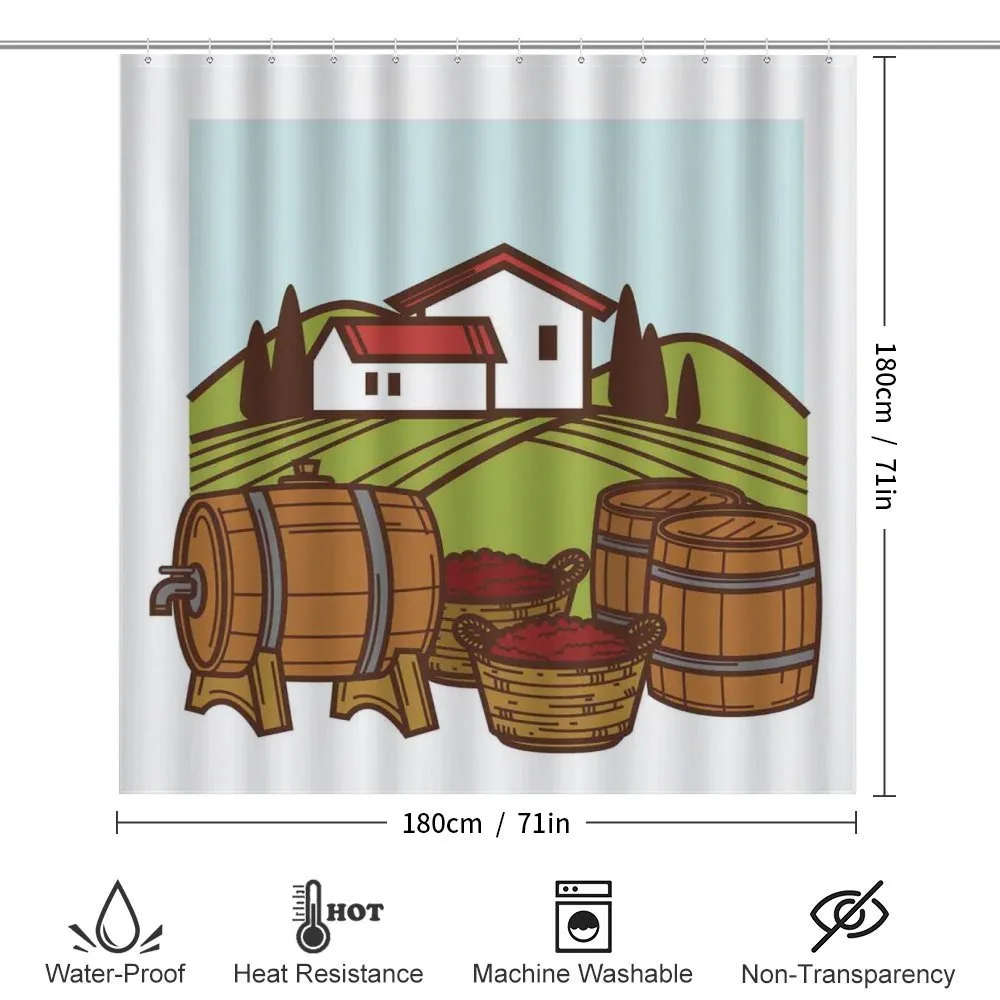 Retro Vineyard Harvest — Detail 2