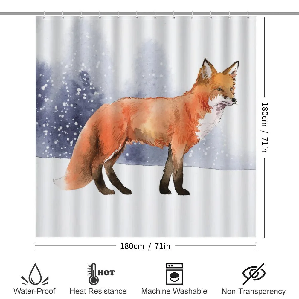 Side View Painting Snow Animal — Detail 2