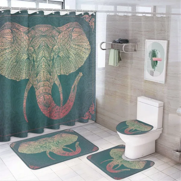 South East Asia Animal on a shower curtain